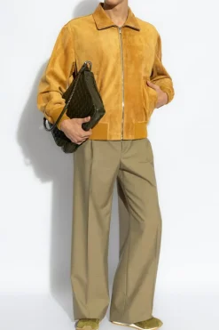 Bottega Veneta beige Suede jacket