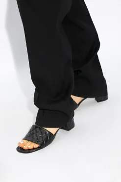 Bottega Veneta BLACK ‘Amy’ heeled mules