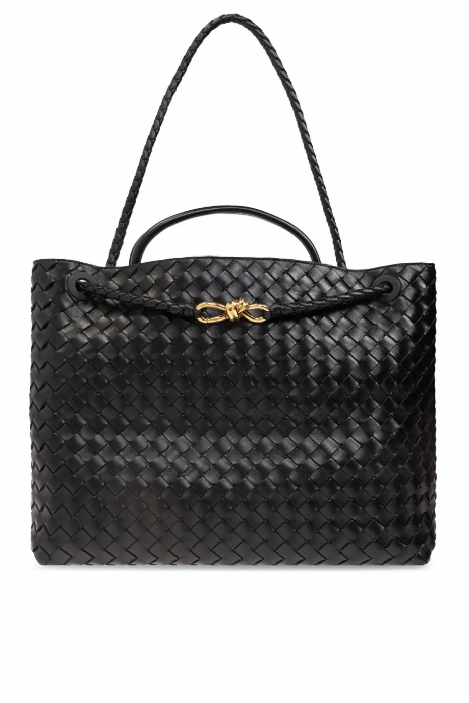 Bottega Veneta BLACK ‘Andiamo Large’ shopper bag