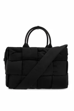 Bottega Veneta BLACK āArco Largeā shopper bag