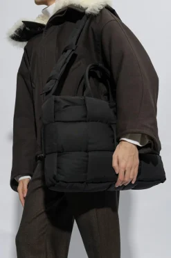 Bottega Veneta BLACK ‘Arco Large’ shopper bag