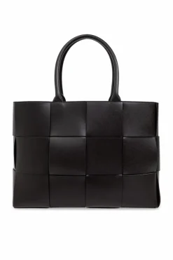 Bottega Veneta BLACK Bag Medium Arco type shopper