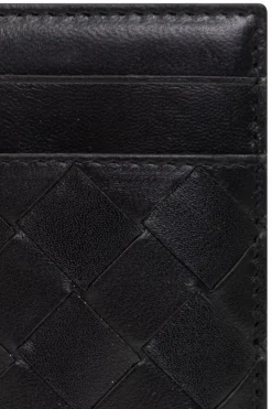 Bottega Veneta BLACK Card holder with magnet