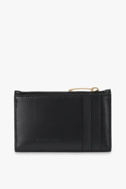 Bottega Veneta BLACK Card case with ‘Intrecciato’ weave