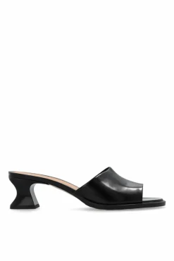 Bottega Veneta BLACK ‘Cha-Cha’ heeled mules