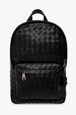 Bottega Veneta BLACK ‘Classic Intrecciato Small’ backpack