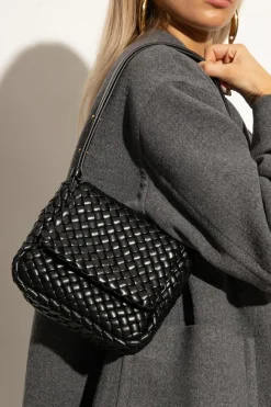 Bottega Veneta BLACK ‘Cobble’ shoulder bag