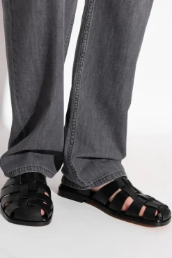 Bottega Veneta BLACK 'Daddy' sandals