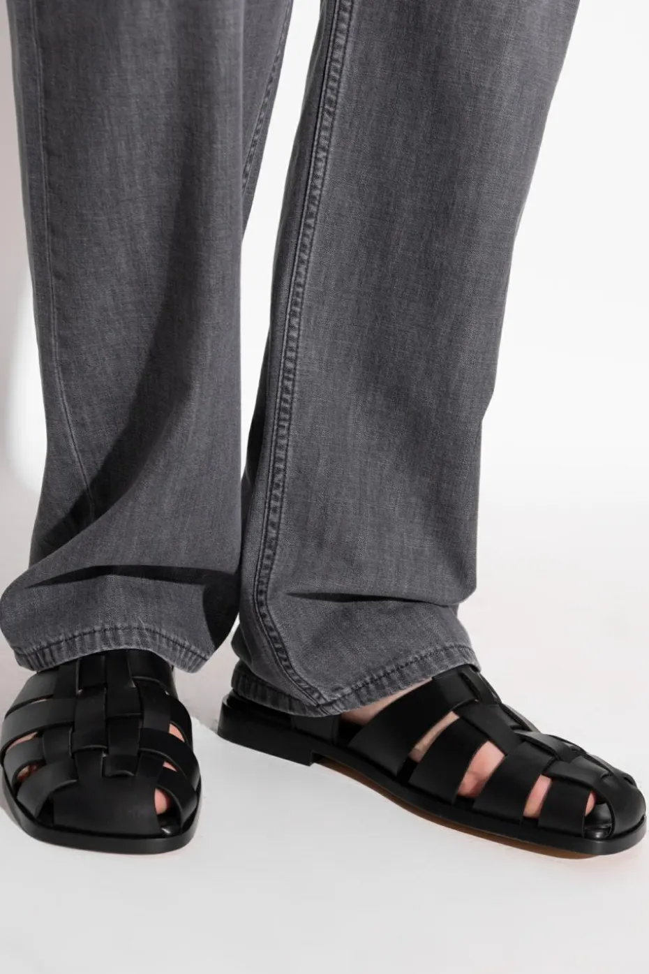 Bottega Veneta BLACK 'Daddy' sandals