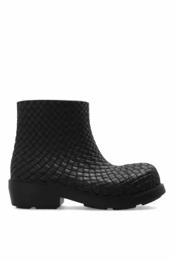 Bottega Veneta BLACK ‘Fireman’ rain boots