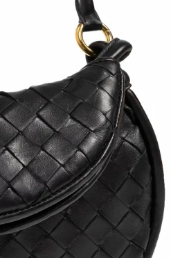Bottega Veneta BLACK ‘Gemelli Small’ shoulder bag