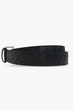 Bottega Veneta BLACK Intrecciato belt