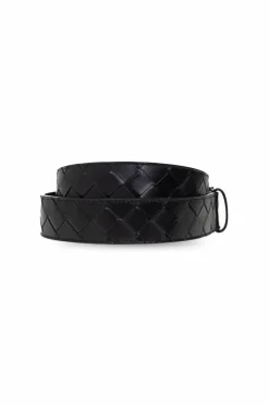 Bottega Veneta BLACK Leather belt
