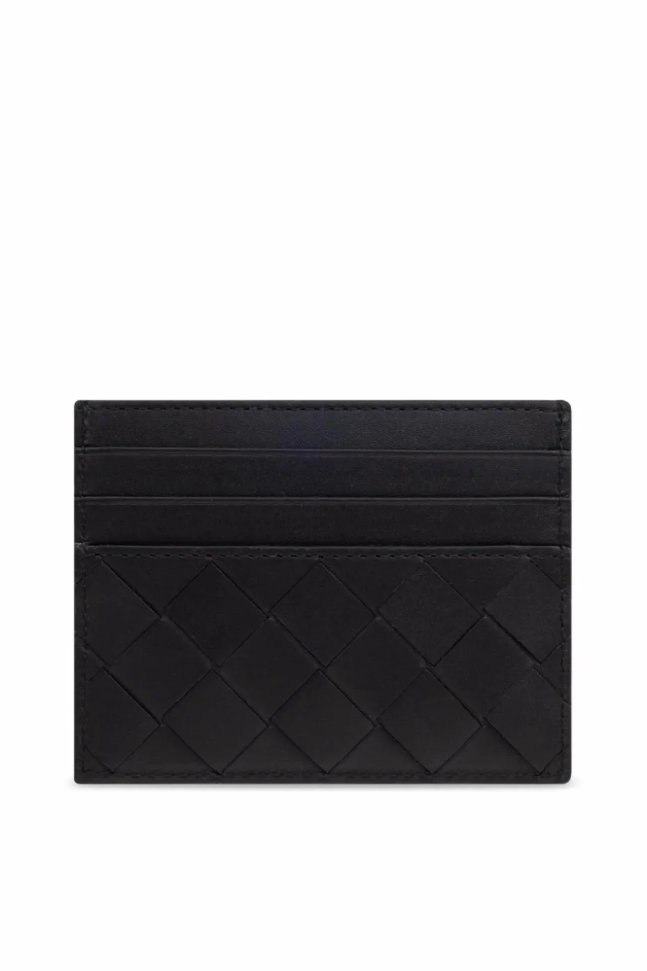 Bottega Veneta BLACK Leather card wallet