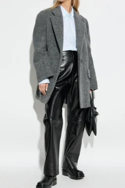 Bottega Veneta BLACK Leather pants