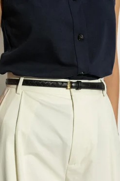 Bottega Veneta BLACK Leather belt