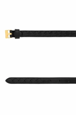 Bottega Veneta BLACK Leather belt