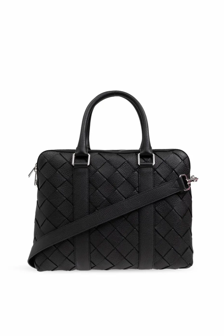 Bottega Veneta BLACK Leather briefcase