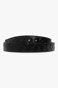 Bottega Veneta BLACK Leather belt