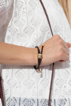 Bottega Veneta BLACK Leather bracelet