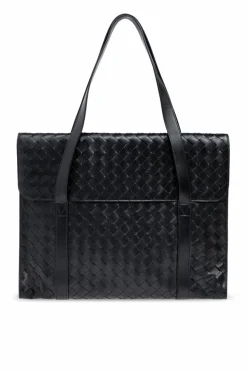 Bottega Veneta BLACK Leather briefcase