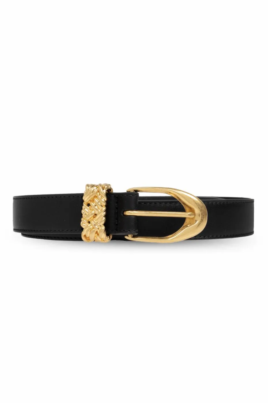Bottega Veneta BLACK Leather belt
