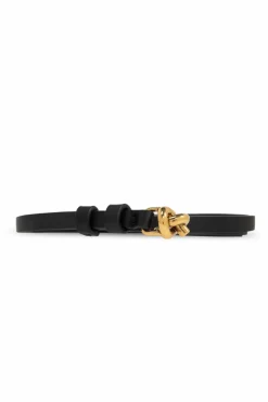 Bottega Veneta BLACK Leather belt