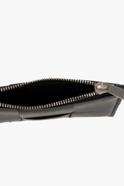 Bottega Veneta BLACK Leather card holder