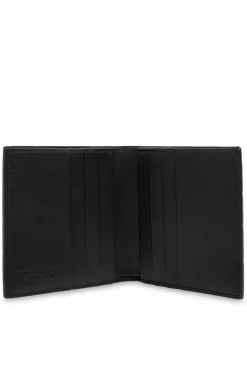 Bottega Veneta BLACK Leather bifold wallet