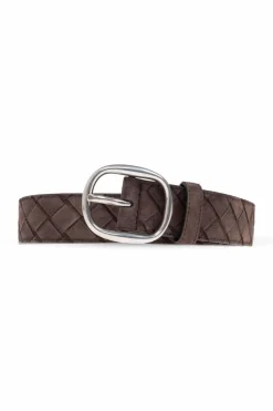 Bottega Veneta BLACK Leather belt