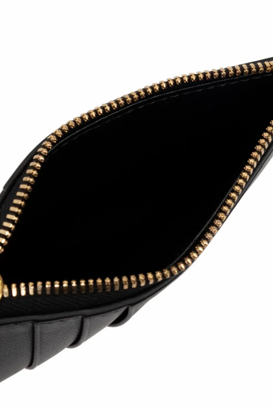 Bottega Veneta BLACK Leather card case