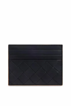 Bottega Veneta BLACK Leather card holder