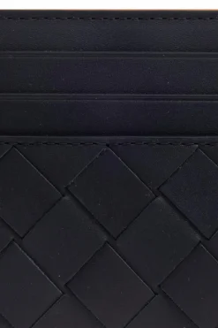 Bottega Veneta BLACK Leather card holder