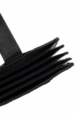 Bottega Veneta BLACK Leather card holder
