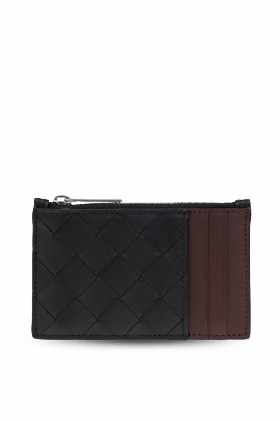 Bottega Veneta BLACK Leather card holder