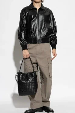Bottega Veneta BLACK Leather jacket