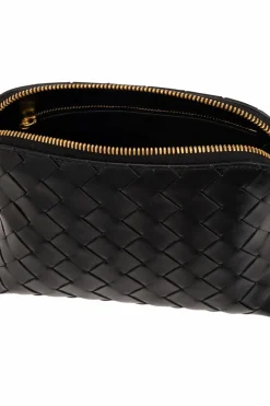 Bottega Veneta BLACK Leather wash bag