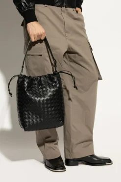 Bottega Veneta BLACK Leather shoulder bag