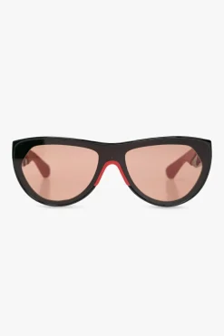 Bottega Veneta BLACK ‘Mitre Square’ sunglasses