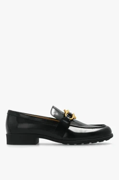 Bottega Veneta BLACK āMonsieurā leather loafers