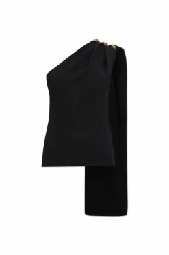 Bottega Veneta BLACK One-shoulder top