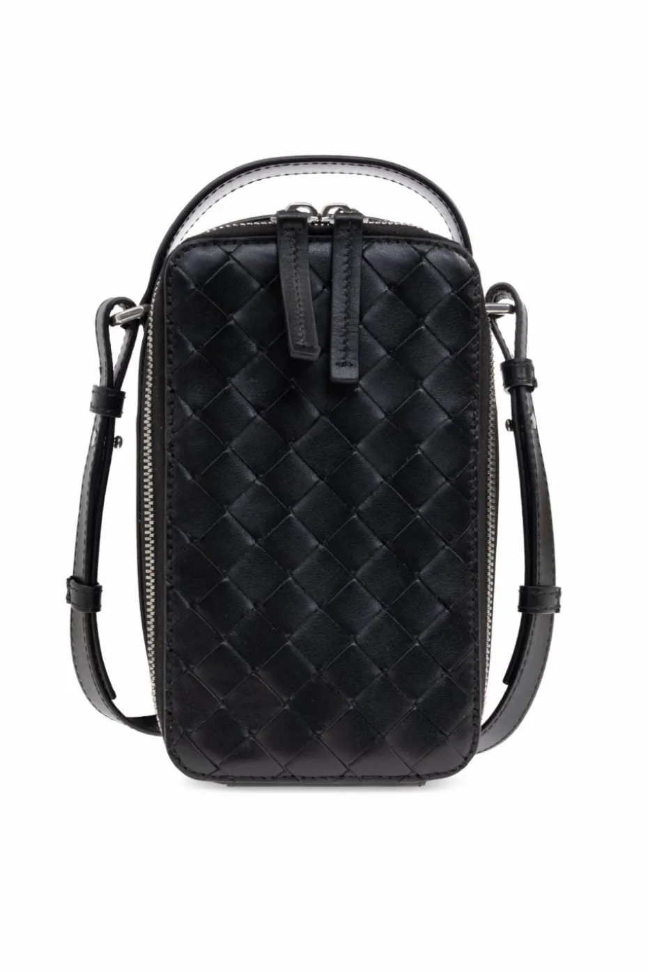 Bottega Veneta BLACK Phone case Getaway with strap
