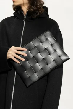 Bottega Veneta BLACK ‘Pouch Large’ handbag