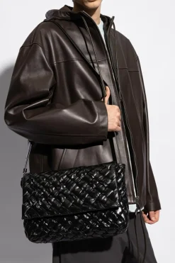 Bottega Veneta BLACK ‘Rumple’ Shoulder Bag