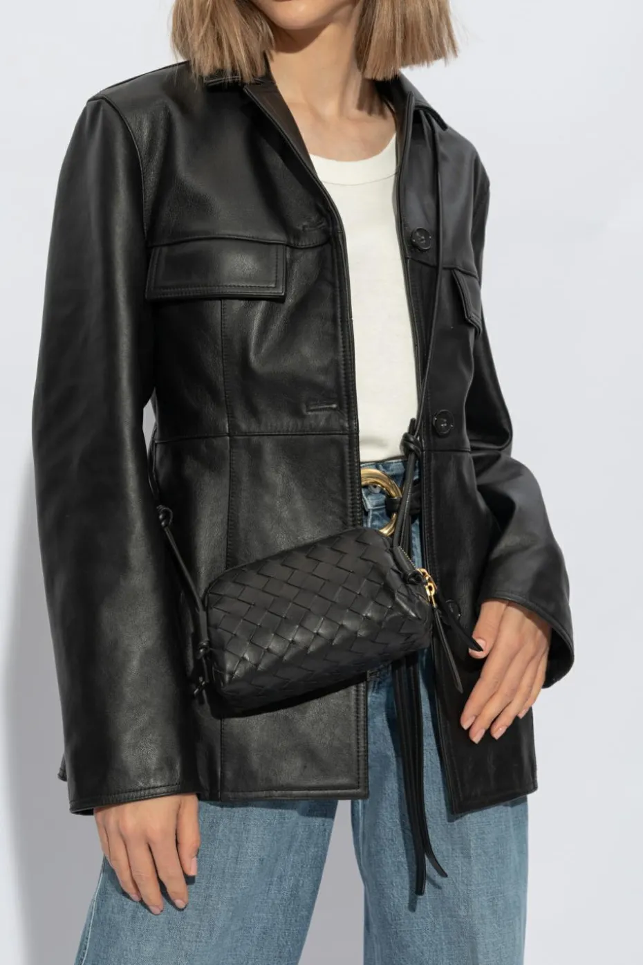 Bottega Veneta BLACK Shoulder Bag ‘Concert`