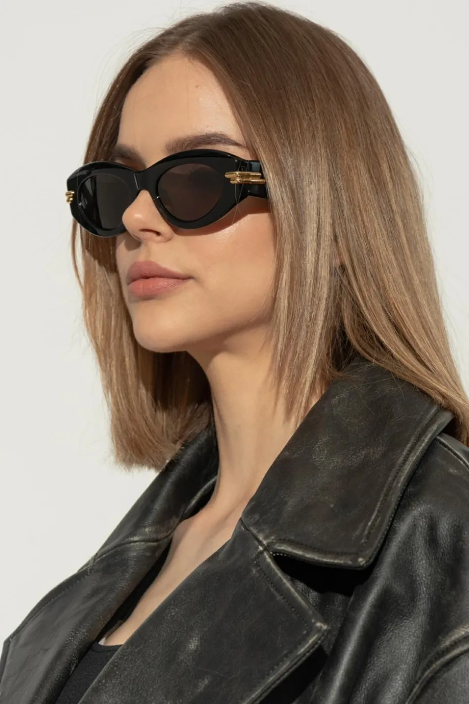 Bottega Veneta BLACK Sunglasses