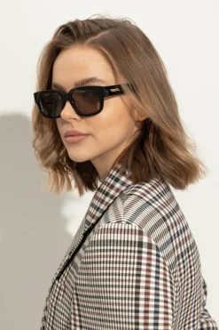 Bottega Veneta BLACK Sunglasses