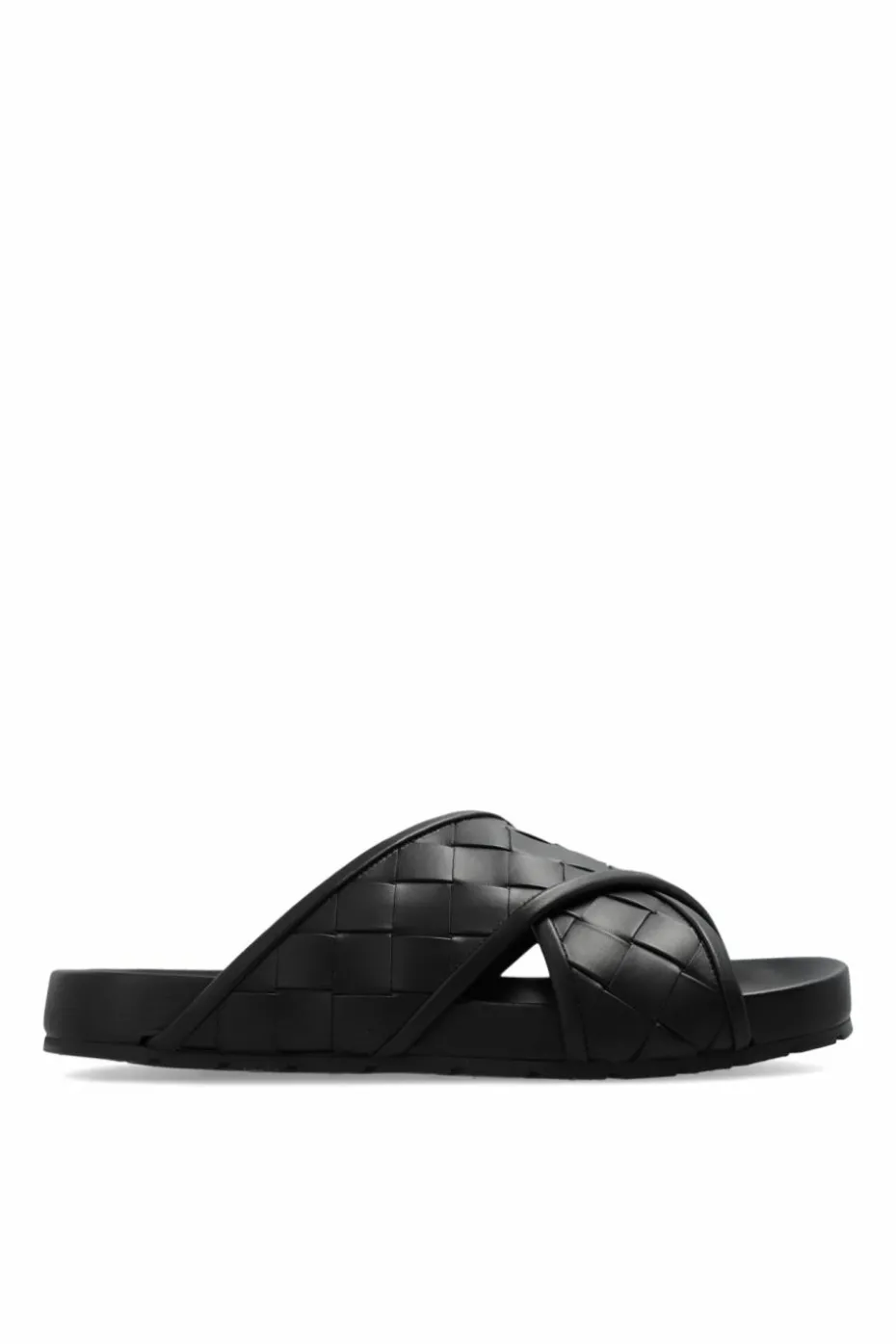 Bottega Veneta BLACK Tarik Slippers