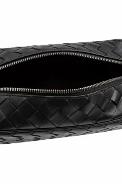 Bottega Veneta BLACK Toiletry bag Intrecciato