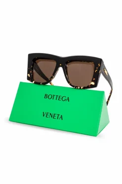 Bottega Veneta BLACK Tortoiseshell sunglasses
